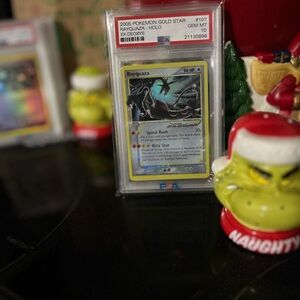 Rayquaza Gold Star Pokémon Card